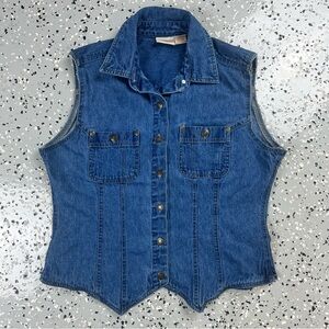 Crossroads Blue Denim Vest